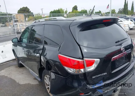 2015 Nissan Pathfinder Sl из США, поврежденный, VIN 5N1AR2MN8FC643713